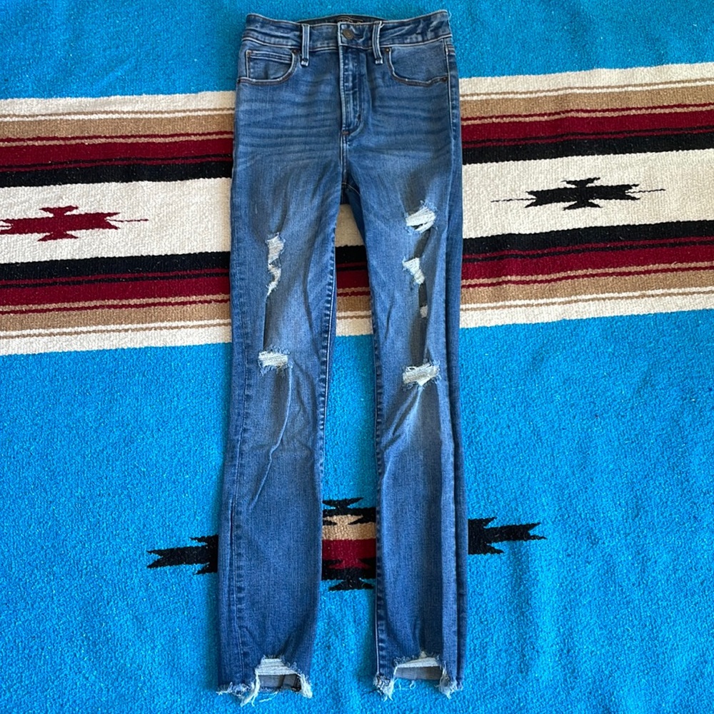 Abercrombie & Fitch Simone High Rise Ankle Jeans